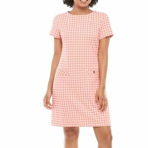COPY - Tommy Hilfiger Short Sleeve Gingham Shift Dress